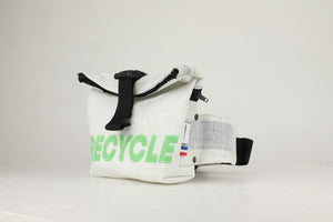 Roll-in S "édition limitée recycle materials" PIECE UNIQUE BLANC + VERT
