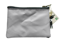 Charger l&#39;image dans la galerie, Porte-monnaie  gris fermeture zip 