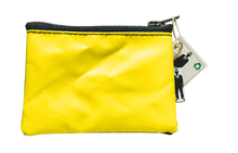Charger l&#39;image dans la galerie, Porte-monnaie jaune fermeture zip 