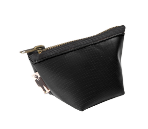 porte monnaie noir avec fermeture zip