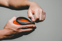 Charger l&#39;image dans la galerie, Porte-monnaie Calculette orange fermeture zip Dababo