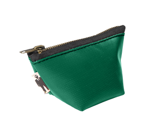 porte monnaie vvert avcec fermeture zip