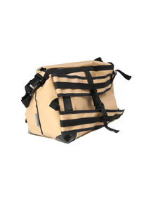  Sac marron weekend multi-fonctions adaptable en sac à dos. Vue 360°.