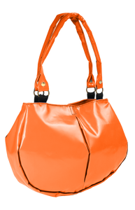 Sac à mains orange de la marque Dababo, modèle Everyday en chutes de bache de camions recyclées avec anse. Modèle féminin 