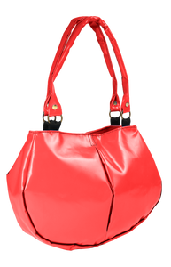 Sac à mains rouge de la marque Dababo, modèle Everyday en chutes de bache de camions recyclées avec anse. Modèle féminin .