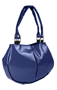 Sac à mains marine de la marque Dababo, modèle Everyday en chutes de bache de camions recyclées avec anse. Modèle féminin 